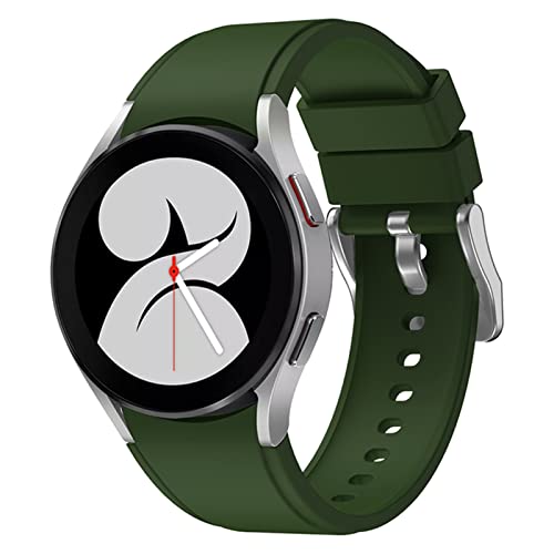 Bracelet silicone 20mm Samsung Galaxy Watch 4 Classic 42 46mm durable et flexible