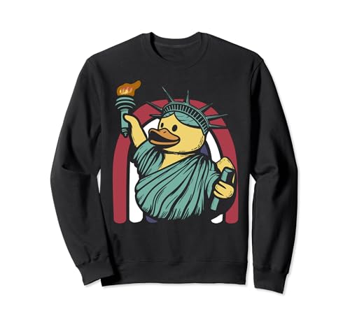 Statue of Liberty Rubber Duck New York Duckling Sweatshirt