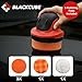 BLACKCUBE Cordless Car Polisher 230 RPM, USB Rechargeable Auto Buffer with 2000mAh Battery, Lightweight 5-Pad Detailing Kit for Scratch Removal, Waxing & Polishing – for Car, Boat & Home