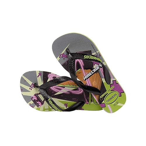 Chinelo Minecraft, Havaianas, Adulto Unissex, Oliva, 37/38