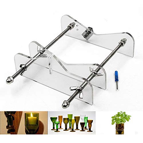 Weytoll Cortador de botellas de cristal, herramientas de bricolaje para cortar cerveza, licores, whisky, alcohol, champán