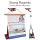 Radezon A3 Posterleiste Posterschiene Poster, Magnet Magnetische Holz Poster Aufhänger Halter Rahmen Leisten Bild Bilder Bilderleiste Bilderrahmen 30x40 30x45(30cm, Teakholz, 2 Packungen)