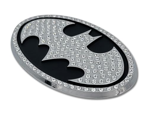 Image of Elektroplate Batman Bat Signal Crystal Superhero Car Emblem