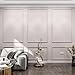 Birdeco Peel and Stick Wall molding kit, Ready to go Easy to Install for DIY Lovers, no Need Tools | 3 top 3 Bottom Frames