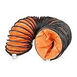 LIGUOYI Tubo De Manguera De Ventilación PVC Diámetro 300mm 500mm, Conductos De Ventilación De PVC Portátiles para Ventilador Industrial, Tubo Ventilación Flexible con Anillos En Forma De D
