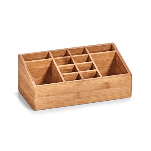 Zeller 25385 Organizer m. 12 Fächern, Bamboo, ca. 25,4 x 12 x 10 cm, Schreibtischorganizer, Schminkorganizer, Organzier für Büro, Küche, Bad 3 Zeller 25385 Organizer m. 12 Fächern, Bamboo, ca. 25,4 x 12 x 10 cm, Schreibtischorganizer, Schminkorganizer, Organzier für Büro, Küche, Bad