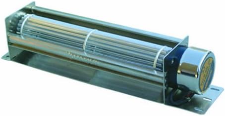 Xscorpion TF8 8-Inch Cross Flow 12-Volt Cooling Fan with Mounting Tabs, Stainless Steel