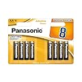 Panasonic, Alkaline Power, AA batterie alcaline, confezione da 8, Mignon, LR6, 1.5V, 7 anni in magazzino, per telecomandi, bilance, orologi, energia affidabile e duratura