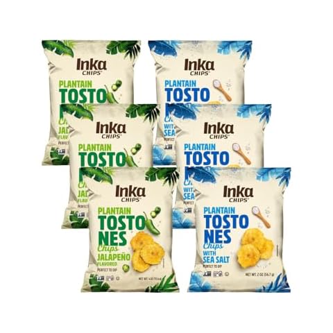 Inka Crops Plantain Tostones, (Jalapeno & Salted) Variety Pack Cover