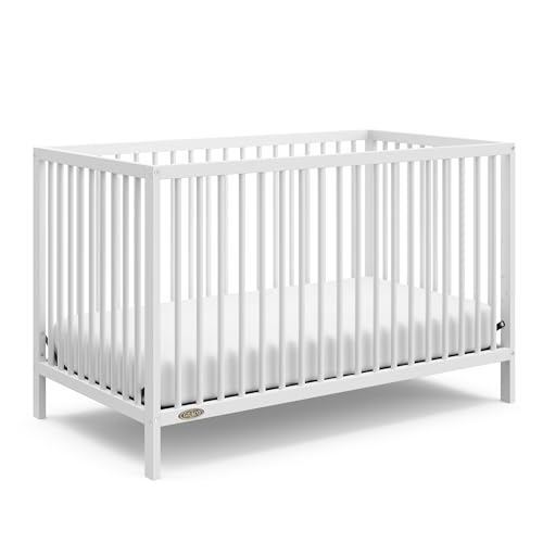 Graco Teddi 5-in-1 Convertible Crib, White
