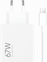 Xiaomi 67W HyperCharge with USB-A Plug and USB-C Cable | 67W USB-A Charger with USB-C Cable for iPhone/Samsung, safe for travel with 10 layer protection.