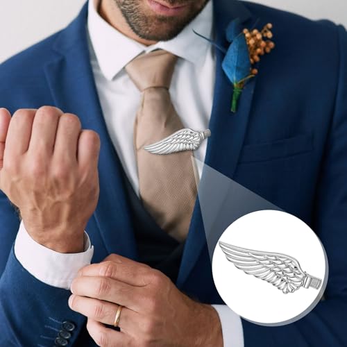 Quelay 10pcs Novelty Tie Clips for Men Boys with Box Modeling Necktie Tie Clips Set Silver Cars Guitars Glasses Assorted Design Best Gifts in Xmas, Anniversary, Wedding3