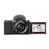 Sony Alpha ZV-E10 – APS-C Interchangeable Lens Mirrorless Vlog Camera Kit – Black