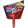 O-Cedar Pet Pro Broom with Step-On Dustpan | Remove 99% with One Sweep | DustPan Removes 3 Times More Pet Hair | Quiet Cleaning Tool for Cat and Dog Owners