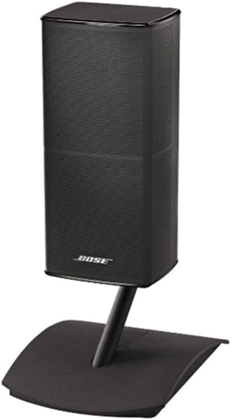 Black Table Stand Compatible with Bose UTS-20 Series II Universal Entertainment System, Speakers Table Stand Replacement(Each)