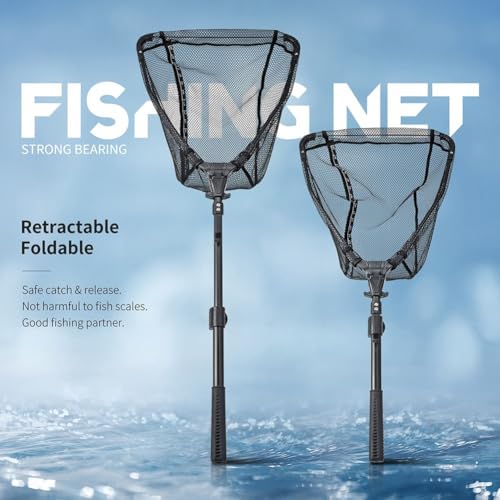 Fishing Landing Net with Telescopic Pole and Ruler - Image 7