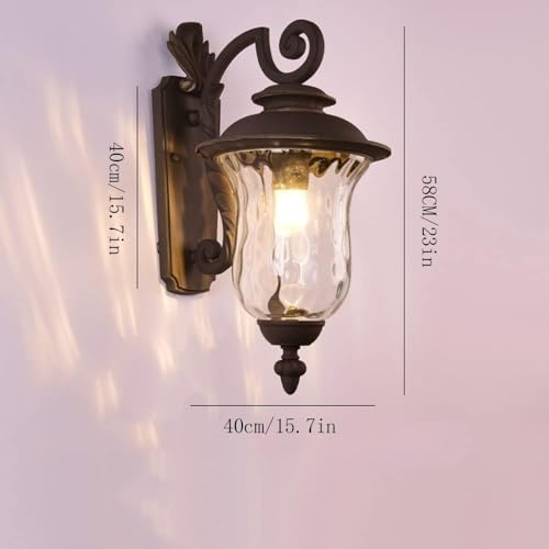 Applique imperméable moderne minimaliste de 22 * 28cm pour éclairage décoratif extérieur