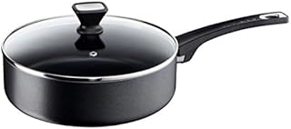 Jamie Oliver Tefal Titanium Ultra-Resistant Non-stick Saute Pan & Lid - 24cm / 2.9 Litre