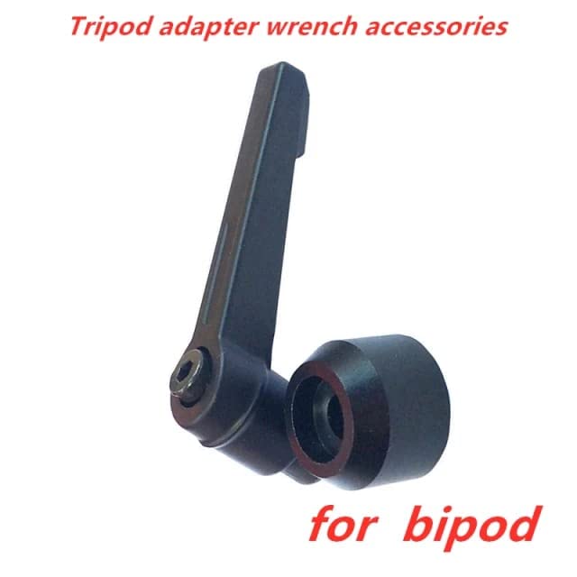 360 Tactical 360 Tacitcal MLok Bipod Mount Aluminium Low Profile Harris -Style Stud bipod Adapter Black (S Lock)