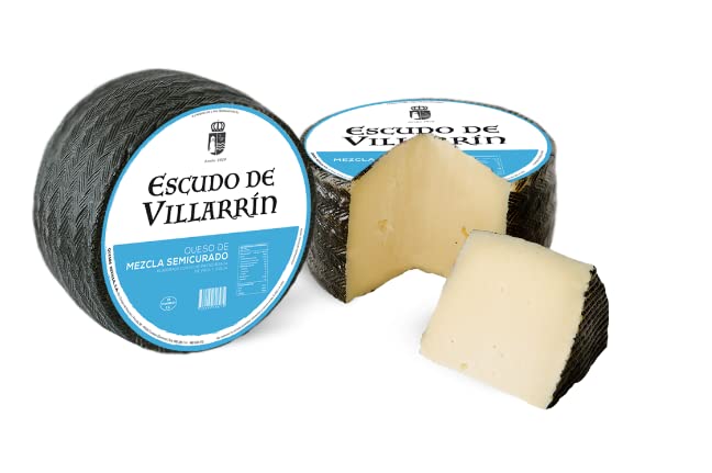 QUESO EL ESCUDO DE VILLARIN SEMICURADO ARTESANO MEZCLA ELABORADO CON LECHE PASTEURIZADA