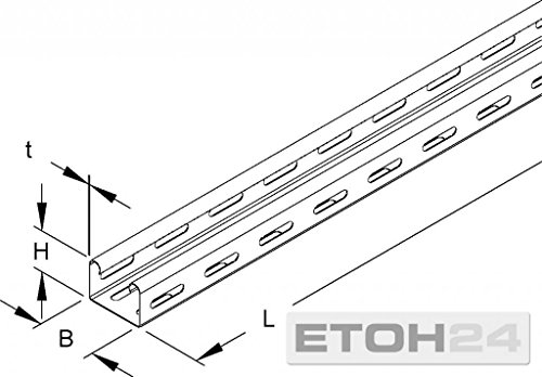 Preisvergleich Produktbild Niedax Kabelrinne RL 35.050 RL Kabelrinne / Weitspannkabelrinne 4013339209309