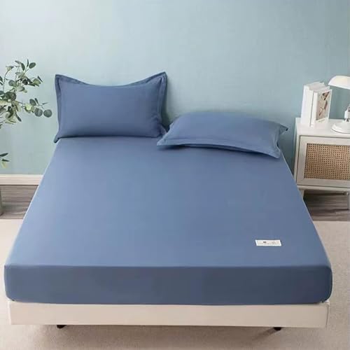 Drap-housse 180x190 cm pour lit double à grands bonnets élastiques
