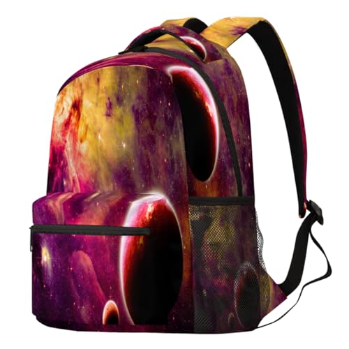 Sac à dos d'école Galaxy avec grand compartiment ordinateur 21L