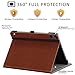 ZtotopCase for iPad Air 10.9 2020, Leather Case with Pocket and Stand, Business Leather Case for iPad Air 4 - Brown