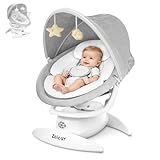 3-in-1 Baby Swing for Infants with Motion Detection, Infant Swing with 5 Speeds & 3 Swing Modes, 12 Lullabies...