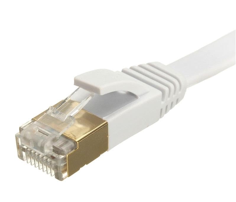Lunatic Tkz 5344 Cat7 Rj45 Modem Internet Kablosu 20 Metre 10gbps 600mhz UÇLARI FABRİKASYON TAKILI Bilgisayar Modem İnternet Ethernet Kablosu (20 Metre Cat7 10gbps 600mhz)