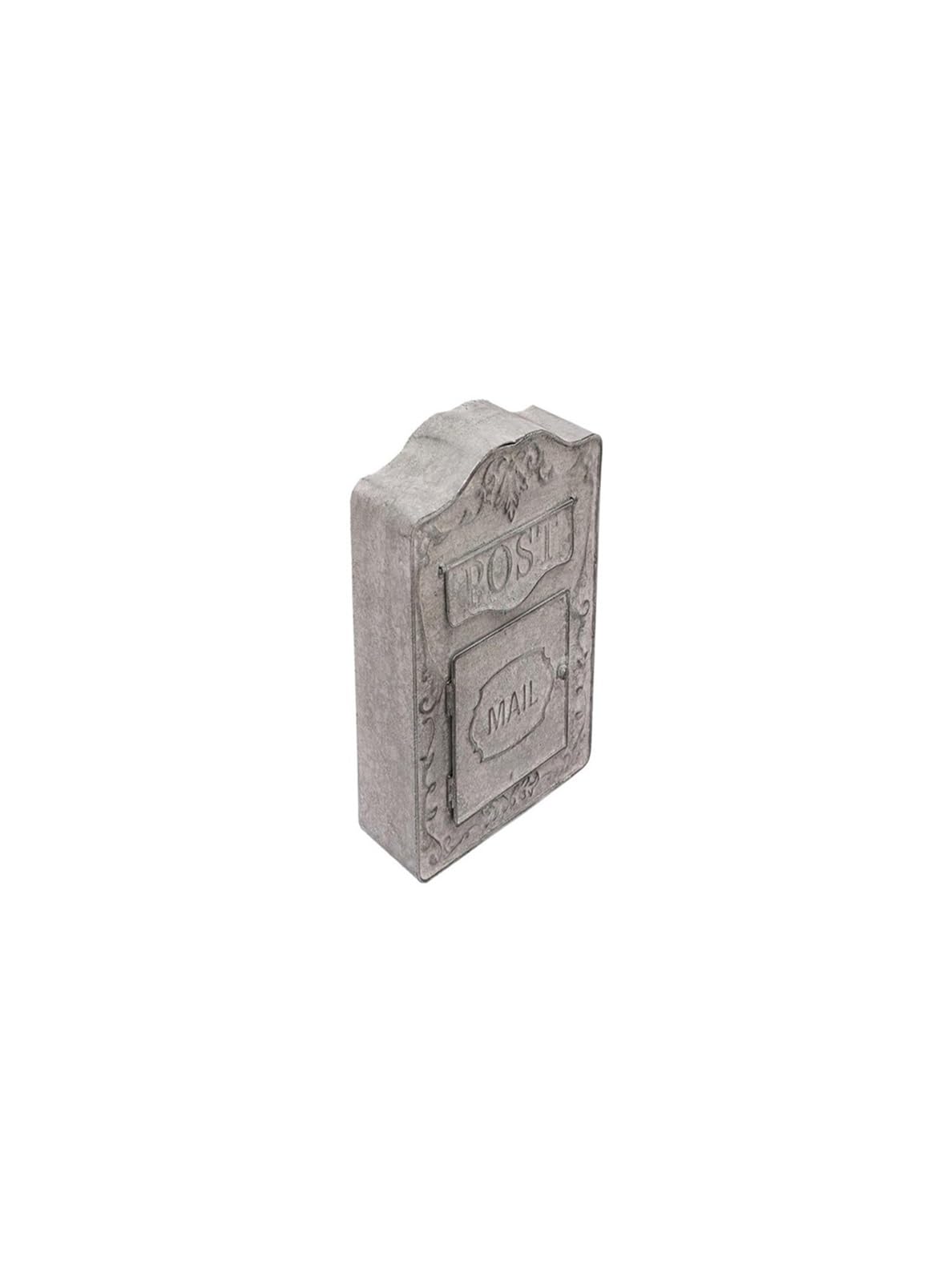 FGJsfhrDTU Letter Box, Wall Mounted Mail Box For Storing Messages Leaving Message Decorate Postal Retro Rustic Mailbox(Grey)(Grey)