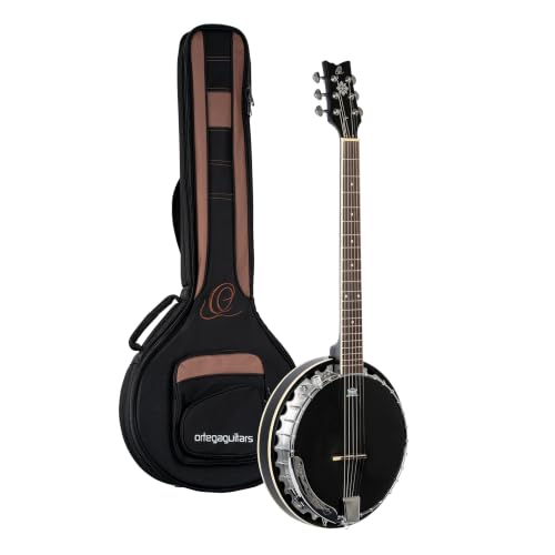 Amazon | ORTEGA オルテガ ギターバンジョー 6弦 エレキ仕様 Raven