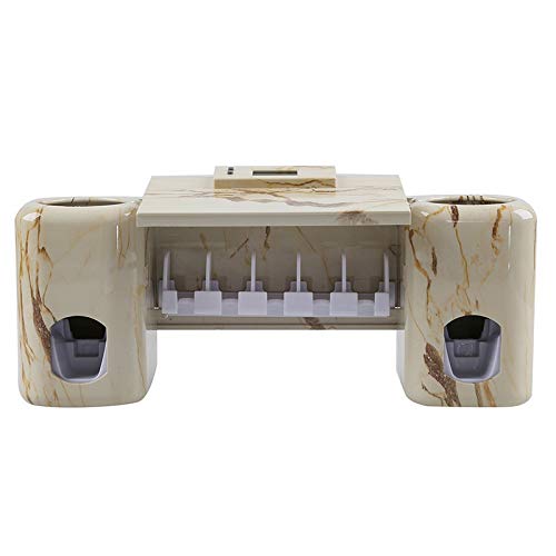 Accessori for il bagno Dispenser automatico di dentifricio + spazzolino Set Holder montaggio a parete rack Bath