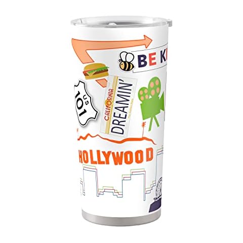 Logo Brands Los Angeles 20oz Native Powder Coat Tumbler Cover