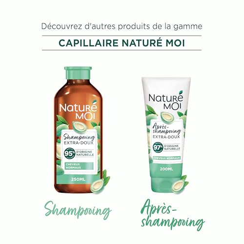 Naturé Moi - Après Shampooing Sans Sulfate Extra Doux - Démélant Cheveux Normaux , Douceur, Brillance - Amande Douce Bio - 97% d'Origine Naturelle - 200 ml - Fabriqué en France – vue 6