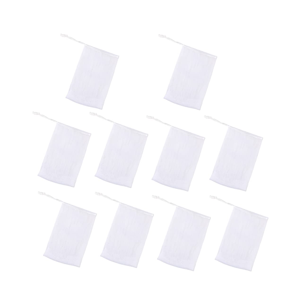 VICASKY 10pcs Facial Body Cleansing Foaming Net Multi-purpose Soap Maker for Face Wash