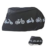 High quality material: the load bike cover is made of water-repellent,Oxford fabric and is available for both two-wheeled and three-wheel load bikes. Provides good ventilation and protects against sun and rain. The protective cover lasts great, even in windy and stormy weather.