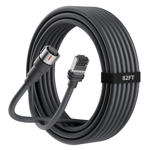 82FT/25M Starlink Performance Gen 3 Cable Starlink Power Cable for Performance Gen3 Dish and Advanced Power Supply Waterproof