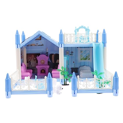 SOPOTUTU 1 Juego De Casa De Muñecas Modelo De Casa Mini Casa Juguetes De Construcción Kits De Casa En Miniatura para Kits De Montaje De Casa De Muñecas Kit De Modelo Kit De