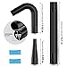 Sealegend Gutter Cleaning Tools for 2-1/2 in. Wet/Dry Vacuum Cleaner, Shop Vac Hose Attachments for Cleaning or Blowing Debris from Gutters Up to 5.6FT, Upgrade Lockout Design Shop Vac Accessories