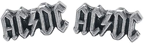 AC/DC Logo Mujer Set de Pendientes Plateado Peltre Cover