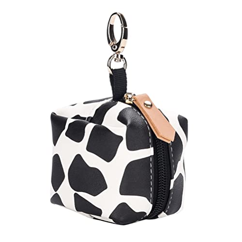 Image of LUOZZY Pacifier Holder Pouch - Portable Pacifier Case with Cows Pattern, Easily Attach to Diaper Bags or Purse for Outdoor Travel Accessories