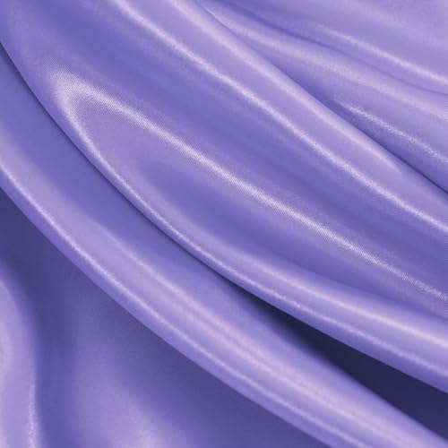 Drap en satin lavande infroissable pour lit double sans plis - 6