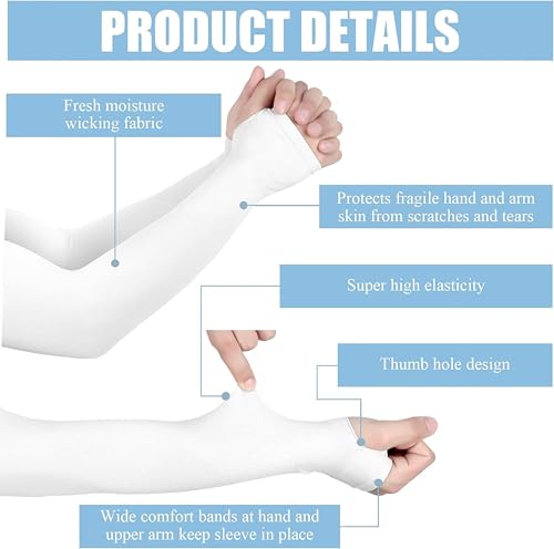 Image of TRENDMALLS Arm Sleeves, Cooling UV Sun Protection Sports Compression for Men /Women /Kids