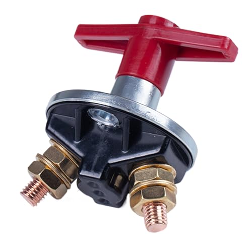 Truck Battery Cut Off, High Current Disconnect Isolator Switch, Anti-Leakage Circuit Breaker for 12V to 36V Systems, Boat, Trailer, Off Grid Power, Maintenance, Shutoff