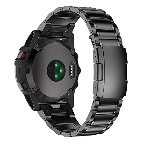 HQEUZ Titanium Strap 22mm for Fenix 7/Fenix 6/Fenix 5 - Image 2