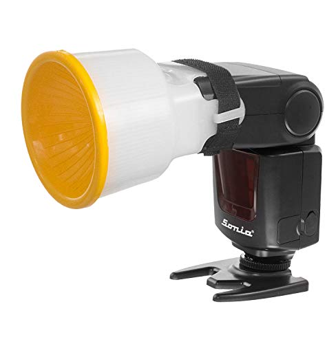 Image of Sonia Camera Flash Speedlite Speedlight VT-631 for Nikon Canon Sony Olympus Pentax & All Other DSLR Cameras GN42 with Four Colours Flash Lambency Diffuser