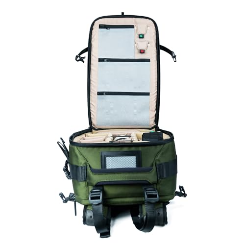 Image of Vanguard Camera Backpack |VEO Select 47BF IE India Exclusive Version I 1-2 Pro DSLRs with Lens Upto 70-200mm, 3-4 Lenses, Flash and Accessories I Upto 17 inch (Green)