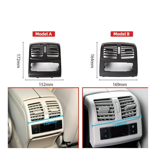 Rejilla ventilación aire acondicionado trasero para Mercedes W212 Clase E E260 E300 E320 E400 2
