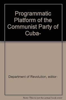 Hardcover Programmatic Platform of the Communist Party of Cuba- Book